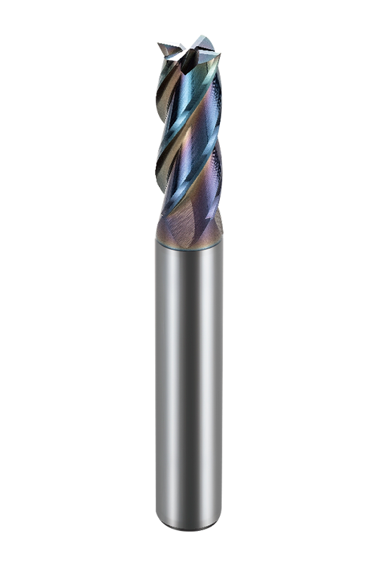 4 Flute Flat End Mills Untuk Pemesinan Elektrod Tembaga